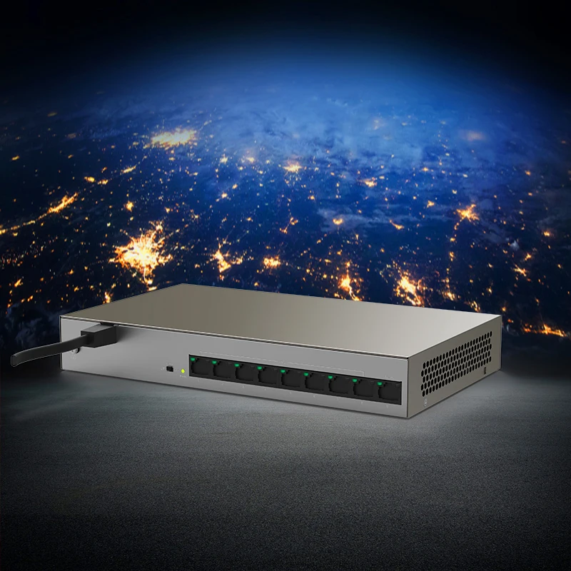 Tenda TEG1109P-8-102W гигабитный коммутатор poe сетевой переключатель ethernet 9*10 100 1000 Мбит RJ45 Порты и разъёмы 18 Гбит Коммутационная Ёмкость Plug& Play