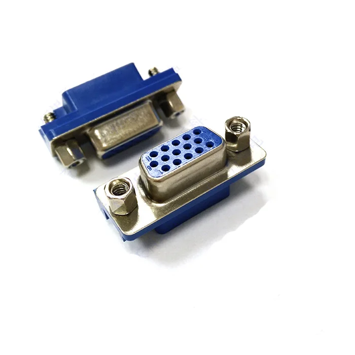 200 шт. DB15 DR15 3 ряда синий параллельный порт 15 Pin D Sub Female Way PCB 90 градусов Разъем