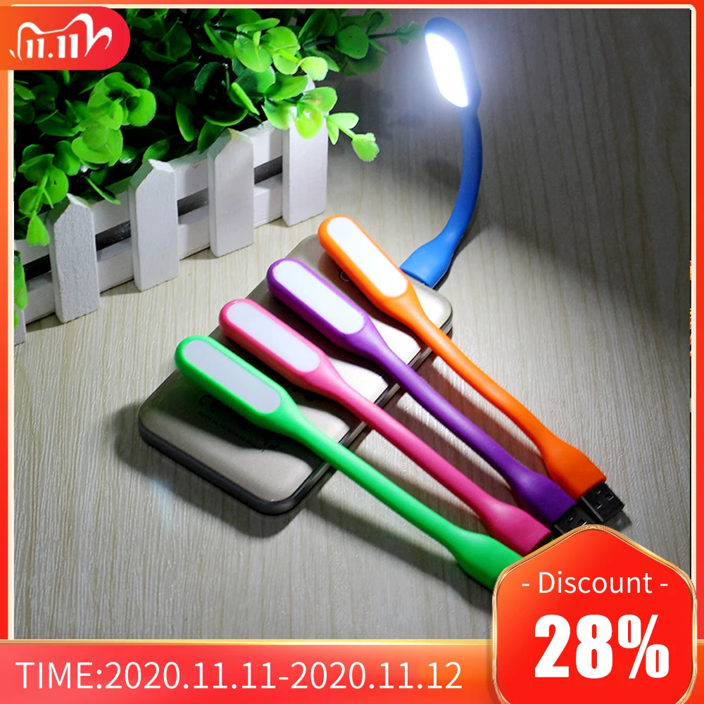 Мини Портативный USB Светодиодная лампа 5V 1 2 W супер яркий Спальня Книга Ночной