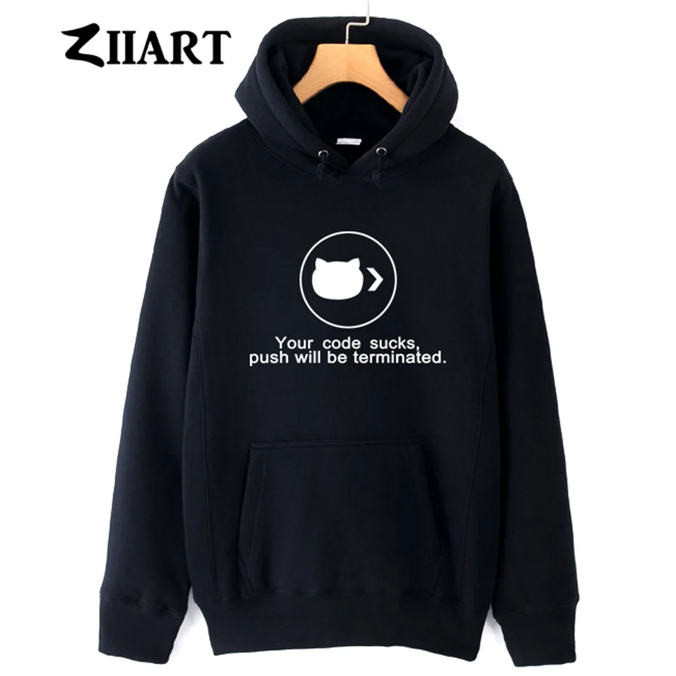 Мужская толстовка с капюшоном из хлопка вашим кодом Флисовая одежда полиэстера