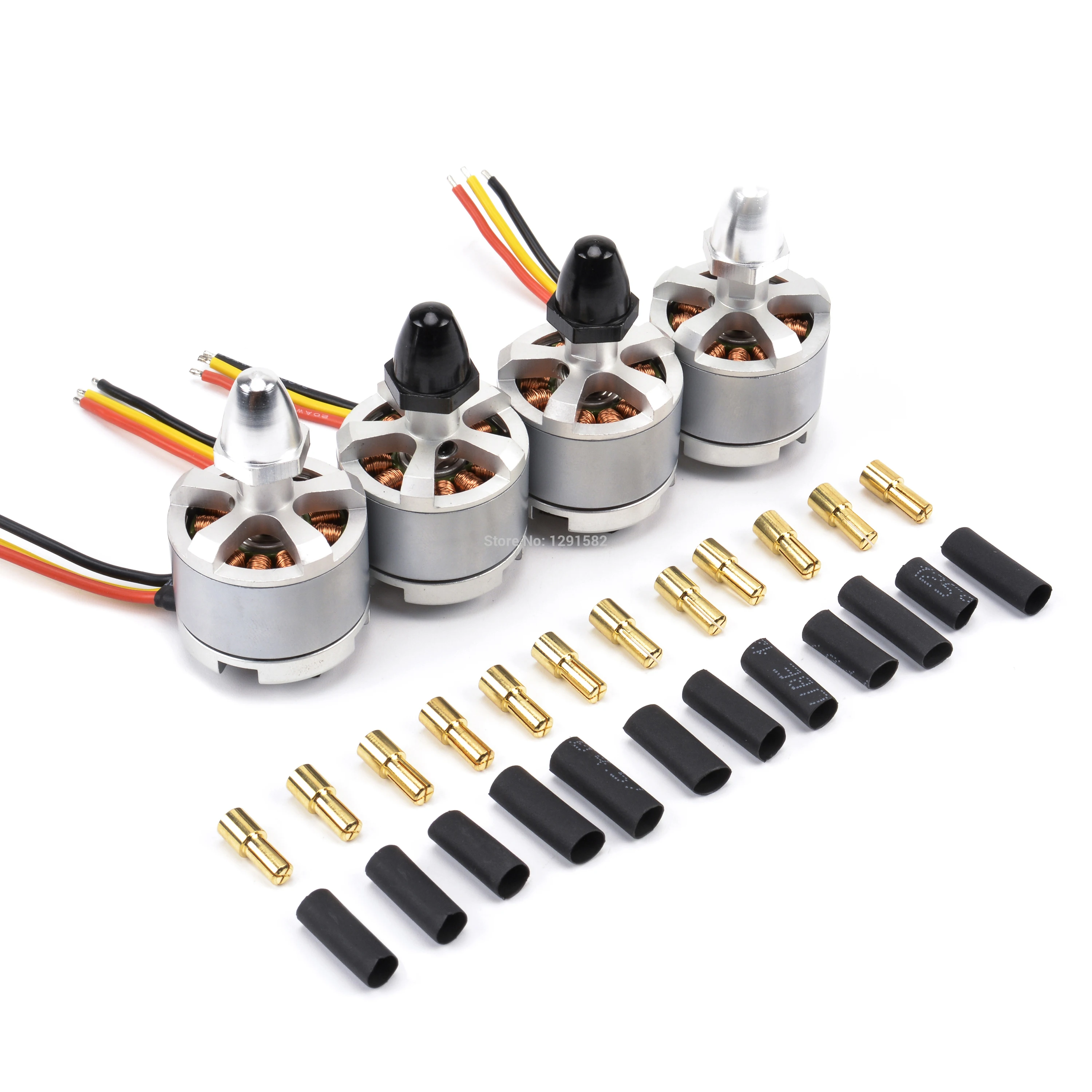 2212 920KV бесщеточный двигатель CW CCW Motors Черный Серебряный для квадрокоптера Phantom F330