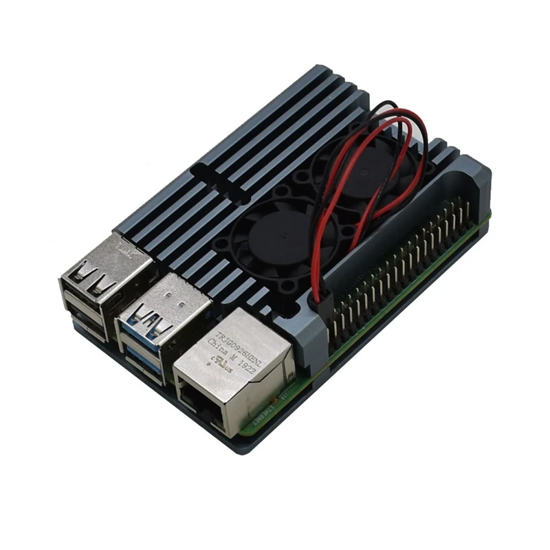 Для Raspberry Pi 4 Модель B 2G RAM DIY Kit Поддержка Wi-Fi Bluetooth с алюминиевым CNC сплавом защитный