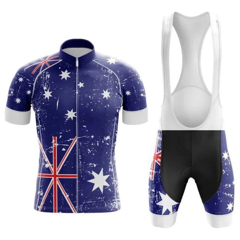 2020 австралийская команда Джерси для велоспорта по индивидуальному заказу