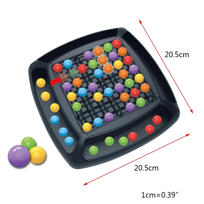 

Children Rainbow Ball Elimination Game Puzzle Parent-child Interactive Games Fun Family Table Game Toy Kids Gift