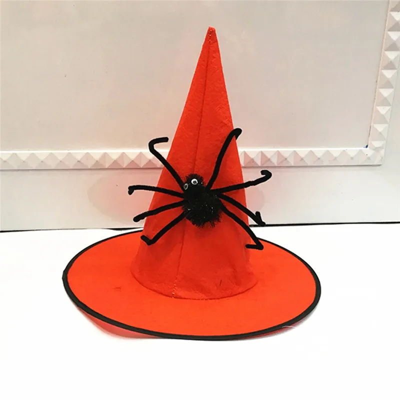 Черные Шляпы ведьмы волшебник топ шляпа вечерние маскарадный костюм Хэллоуин