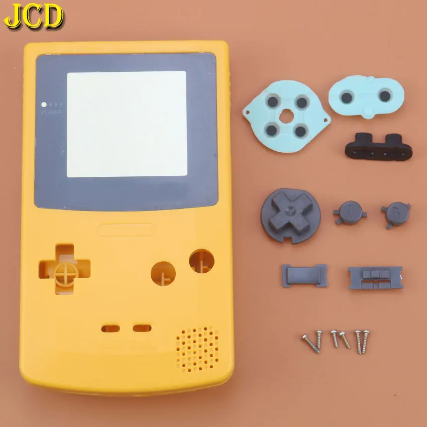 JCD 1 шт. для NAND Запчасти для Gameboy игровой запасной чехол пластиковая оболочка Крышка для консоль GBC полный корпус Чехол - Цвет: D