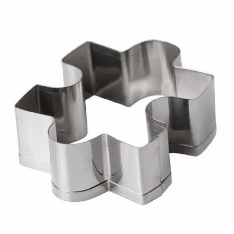 4 шт. Рождество в форме печенья из нержавеющей стали Формочки для DIY форма