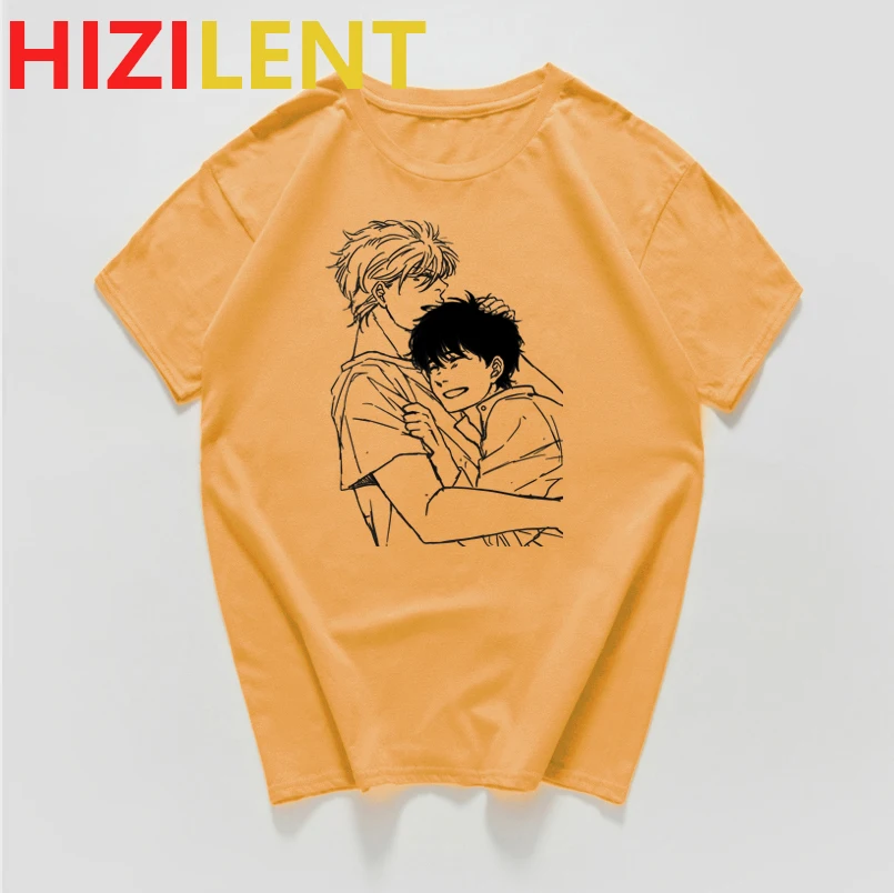 Банан рыбы Аниме женщина 100% хлопок футболка в японском стиле Одежда Харадзюку