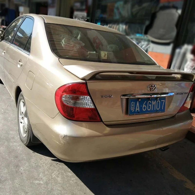 

For Camry 2.4 Spoiler High Quality Camry ABS Material Car Rear Wing Primer Color Camry Rear Spoiler For Toyota Camry 2.4 Spoiler
