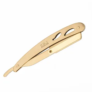 Классический парикмахерский нож TDJ из нержавеющей стали для прямого бритья, Мужская бритва для парикмахерских