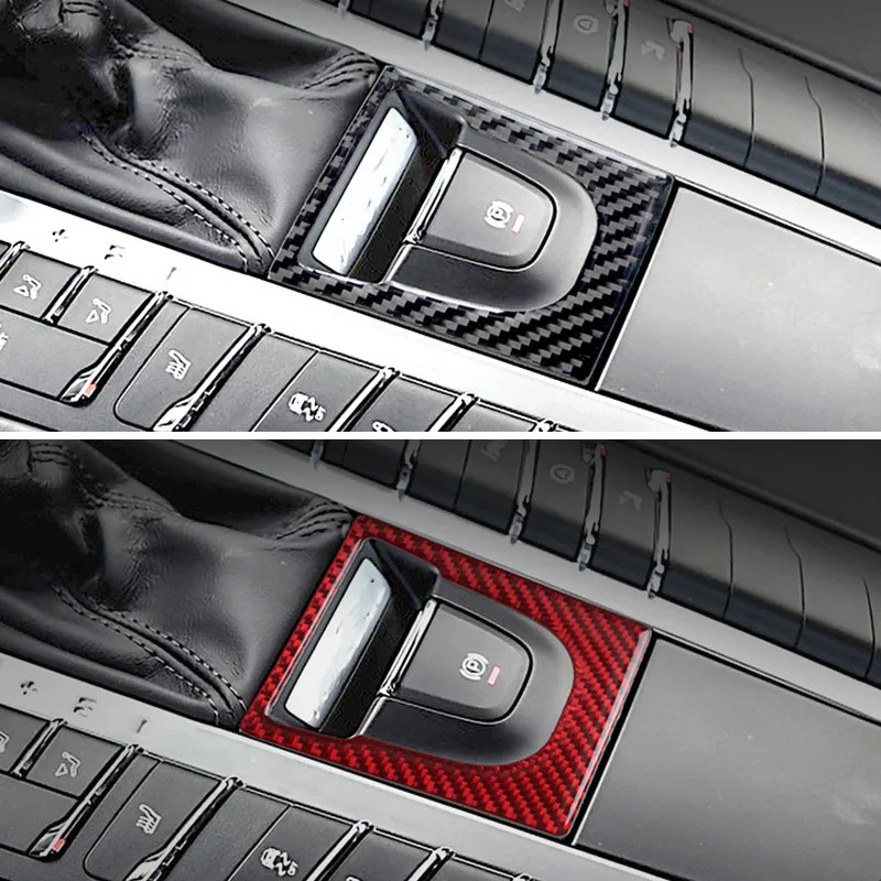 

Карбоновые наклейки на панели ручного тормоза, аксессуары для porsche macan 2014-2019