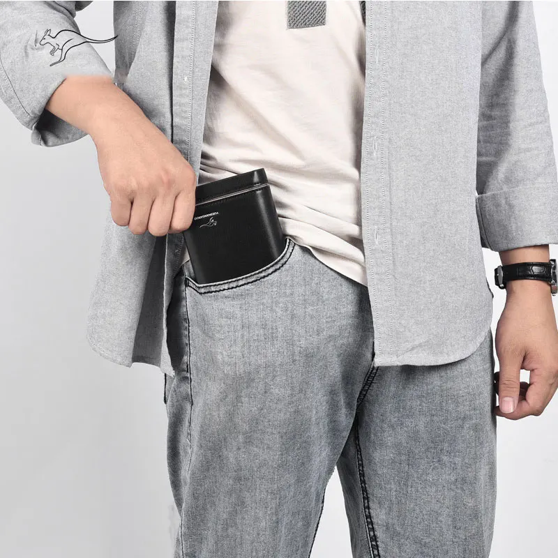 

Men's Handbag New Men's Thin Leather Wallet Multi-card Pockets Long Purse Bag Business Luxury Design Handy Slim Male Wallet