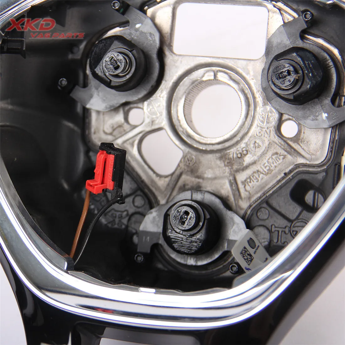 Черное многофункциональное рулевое колесо с подогревом Tiptronic подходит для Jetta MK6