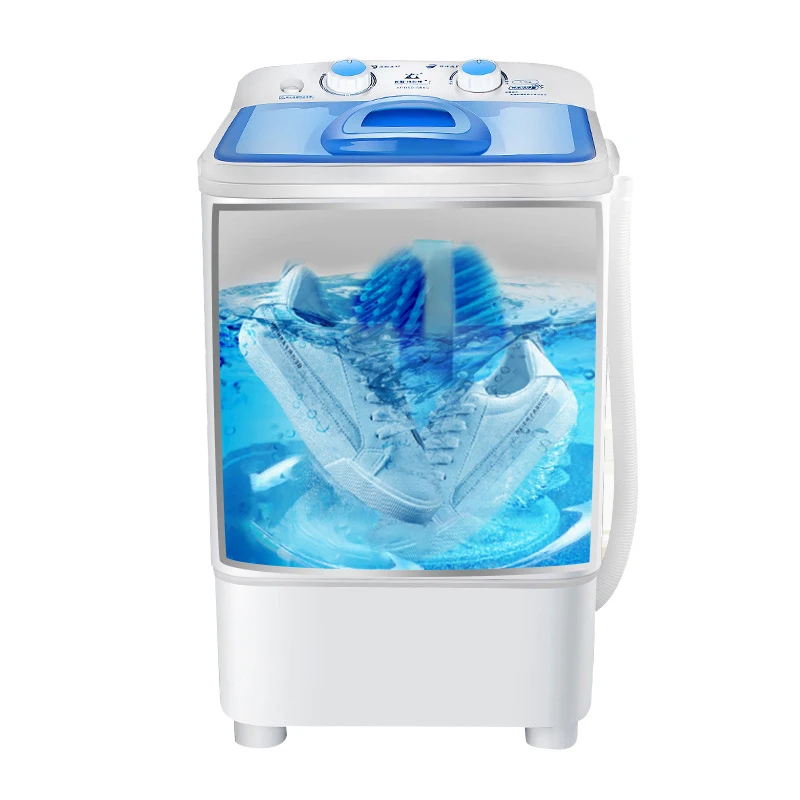 5KG Portable Shoe Washing Machine Small Home Use Dormitory Slippers Washing Machine Smart Shoe Washer Shoe Brushing Machine 220V