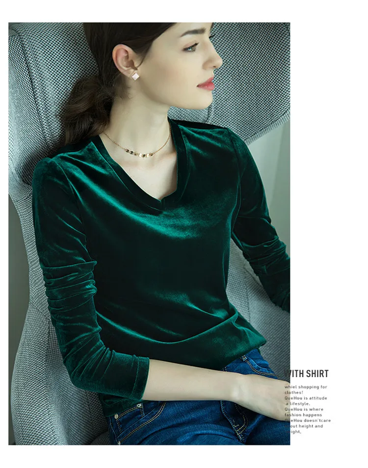 Женская осенняя и зимняя офисная велюровая блузка blusas Элегантная Повседневная Блузка Топы Плюс Размер бархатные рубашки 5XL 6XL 7XL