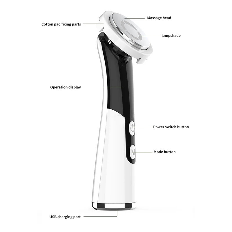 

Sonic Vibration Ion Led Photon Anti Aging Skin Rejuvenation Lifting