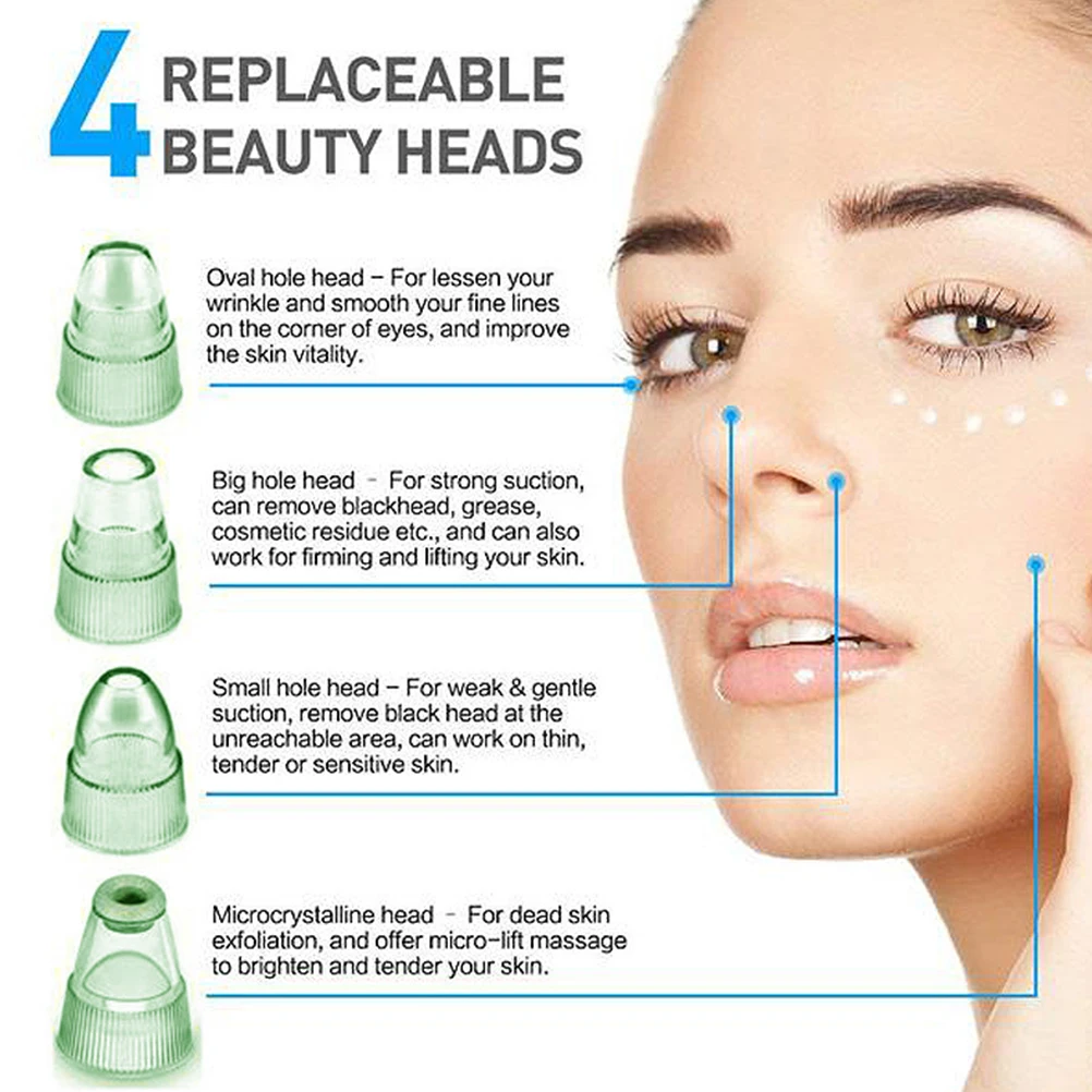 

1 Set Blackhead Remover Vacuum Blackhead Suction Tool Facial Pore Cleanser