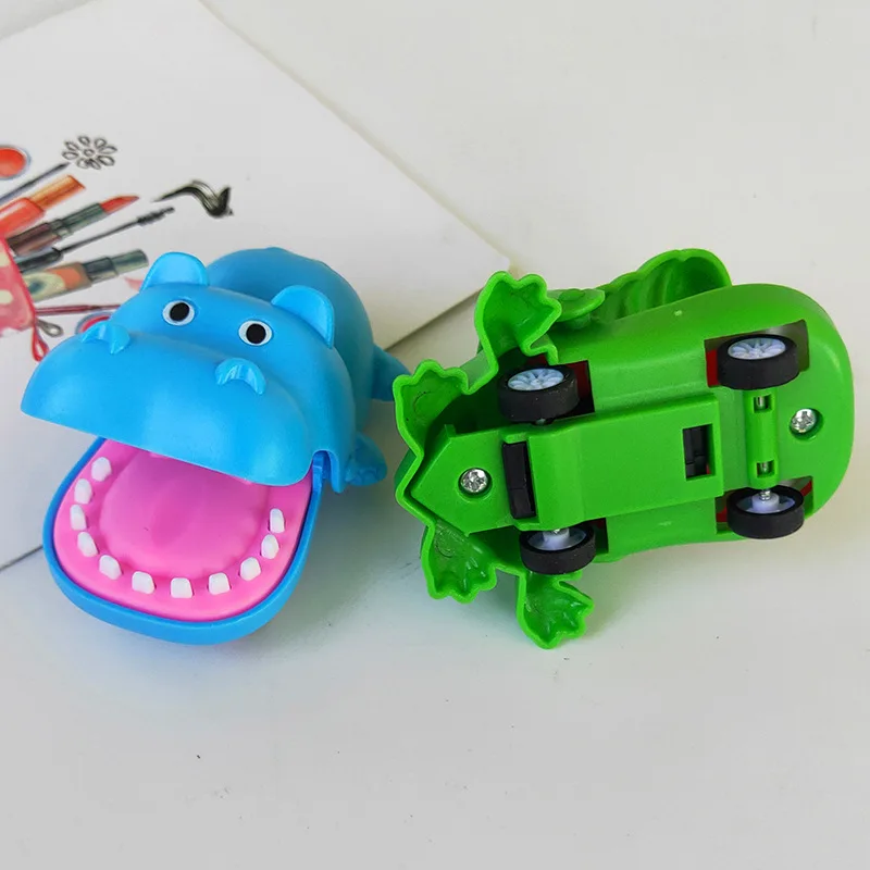 Мини животное крокодил собака Бегемот вытяните назад автомобиль игрушки для