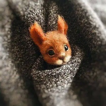 

Non finished Relaxed DIY KIT Handmade Pocket Animal Pet Doll Toy Wool Needle felting Kit Dog Cat Fox Head Decor Dog Fox Rabbit