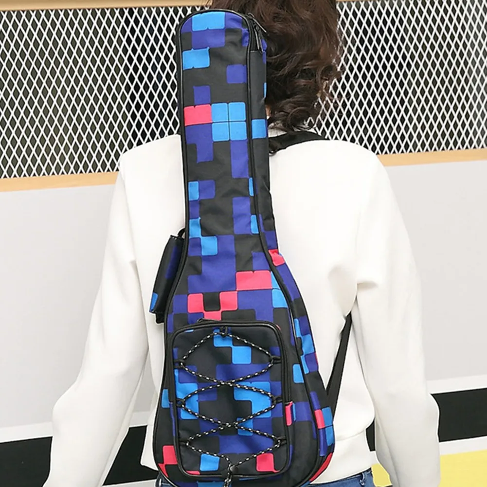 Ukulele Backpack Gig Bag For 21 23 26 Inch Shoulder Pouch Waterproof Protect Case Mini Guitar Bags Tenor Soprano | Спорт и