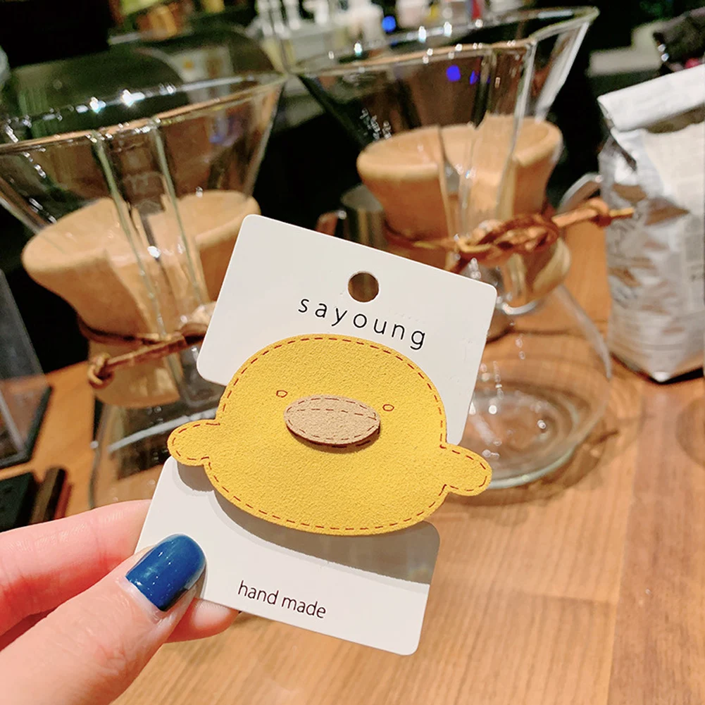 

1pc Girls Snap Hair Clip Creative Lovely Fruit Vegetable Animals Pattern Hair Barrette Hair Pin Side Clip Hair Accessories