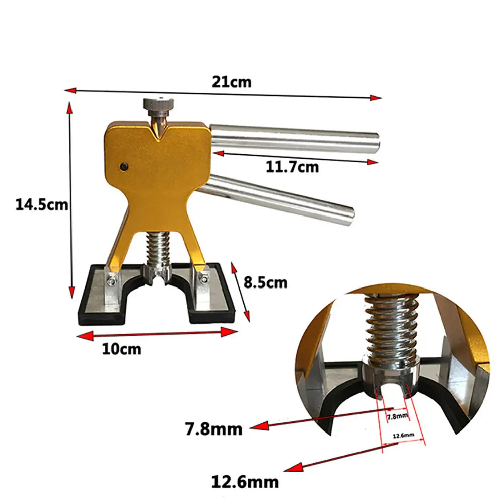

19Pcs/Set Car Body Paintless Dent Hail Damage Repair Tools Glue Puller Lifter