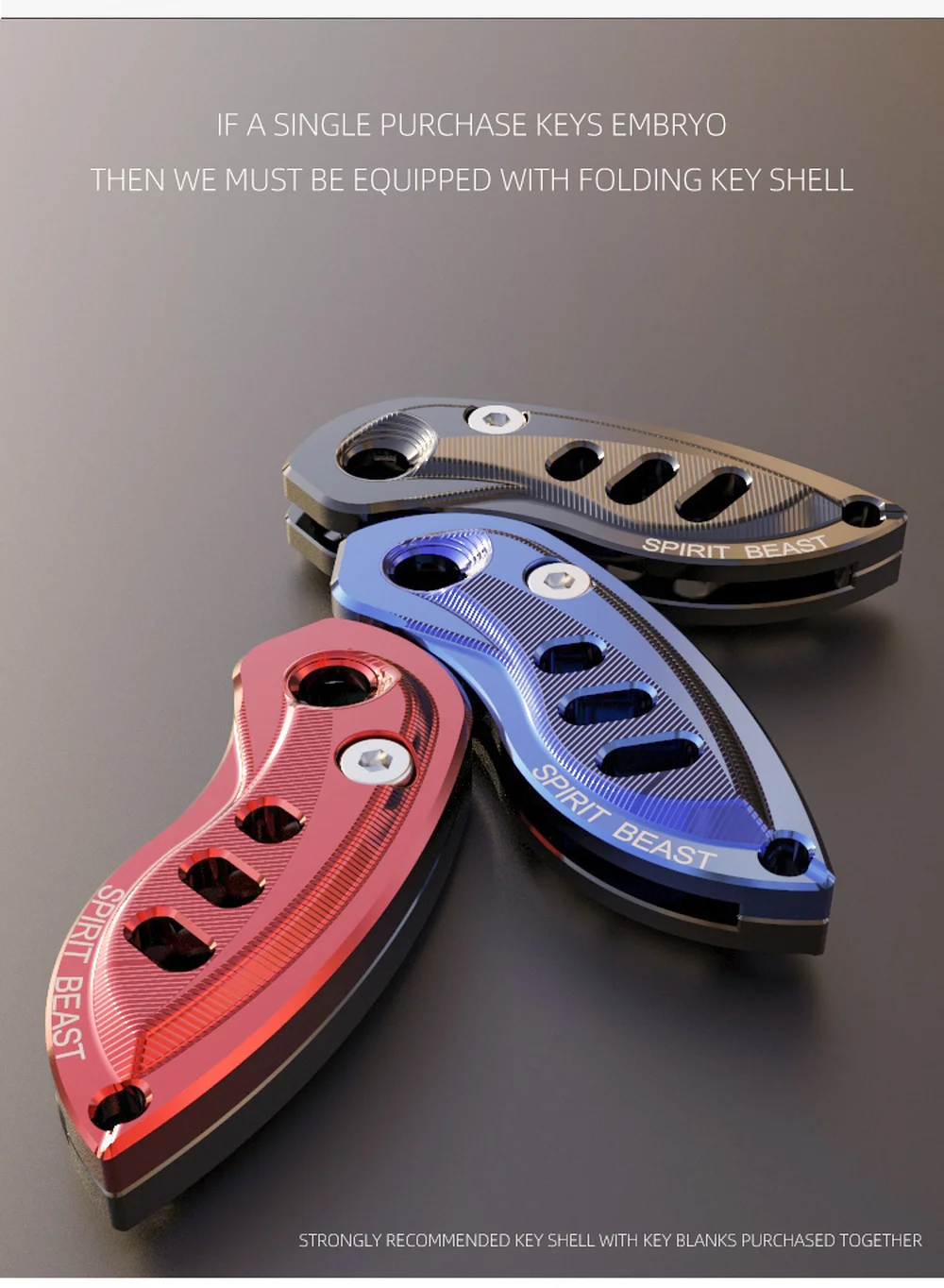 Чехол для ключа мотоцикла SPIRIT BEAST алюминиевый чехол с ЧПУ Benelli SUZUKI Yamaha Honda BMW KTM Kawasaki