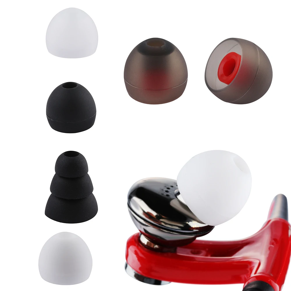 10 пар УНИВЕРСАЛЬНЫЕ СИЛИКОНОВЫЕ многоцветные сменные вкладыши для наушников