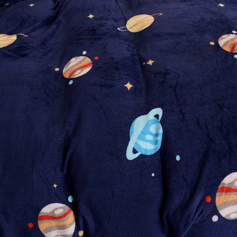 1 шт. зимний фланелевый флисовый двухслойный пододеяльник один домашний текстиль