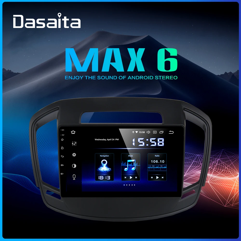 Dasaita 10," ips сенсорный экран автомобильный мультимедийный плеер Android 9,0 для Opel Insignia MP3 Bluetooth gps MAX6
