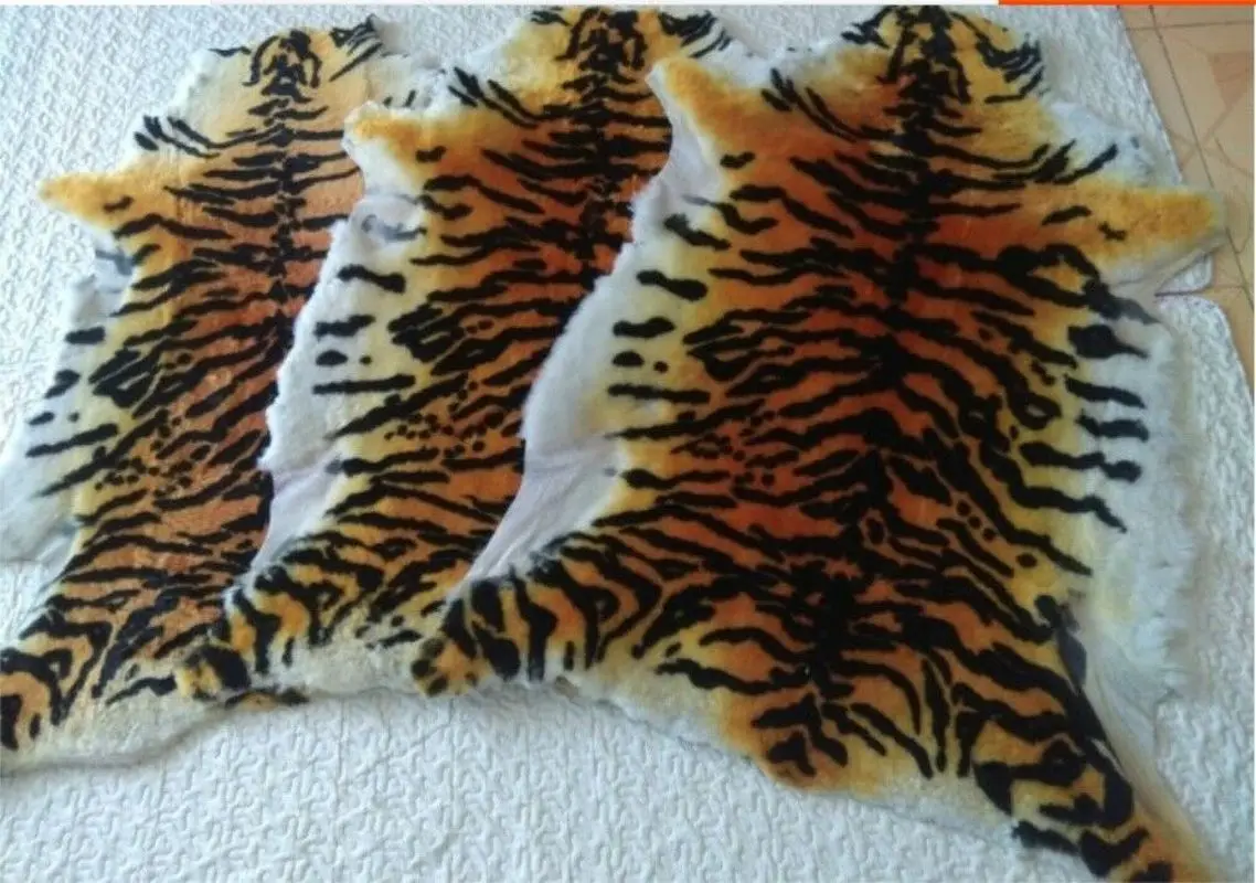 Luxury Tiger/White Tiger/Leopard Printed Rug Super Soft Faux Fur Throw Blanket for Living Room Bedroom Window Sofa | Дом и сад