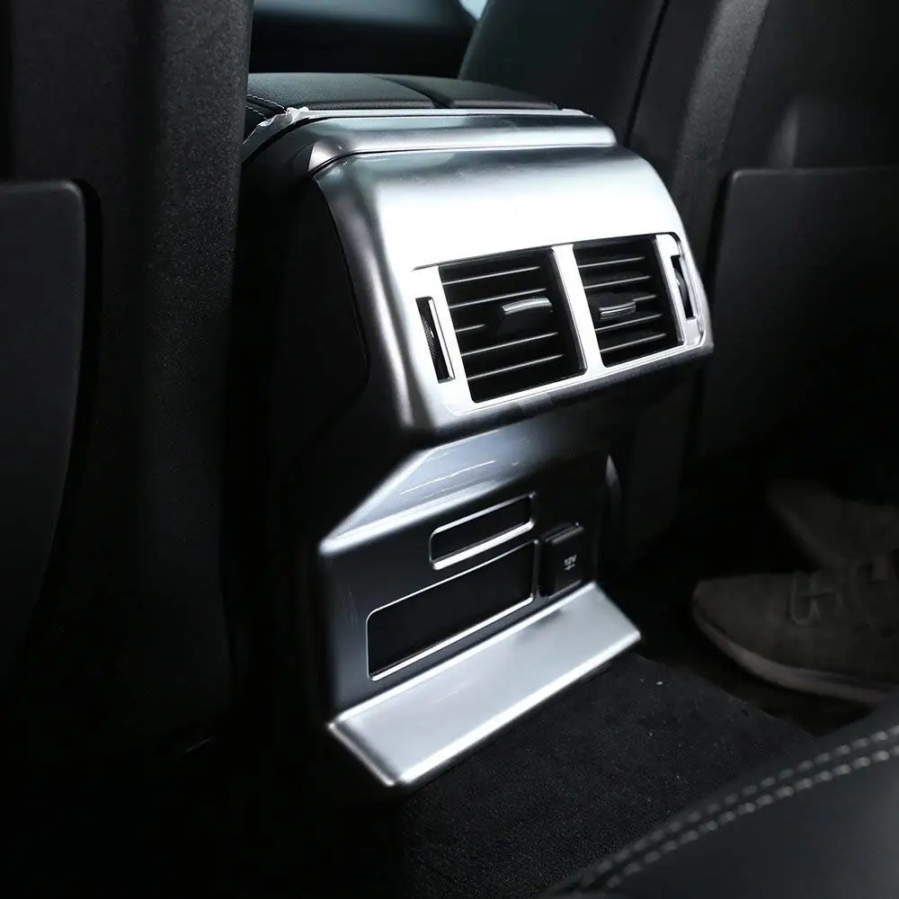 Матовая Серебристая Внутренняя Рамка кондиционера для Land Rover Range Rover VELAR 2017 2018 ABS