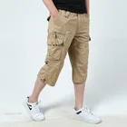 Мужские повседневные шорты с множеством карманов летние свободные молнии шорты с прорехами для маленьких размера плюс, короткие штаны, Повседневная хлопковая одежда средней длины мужские брюки карго шорты для женщин