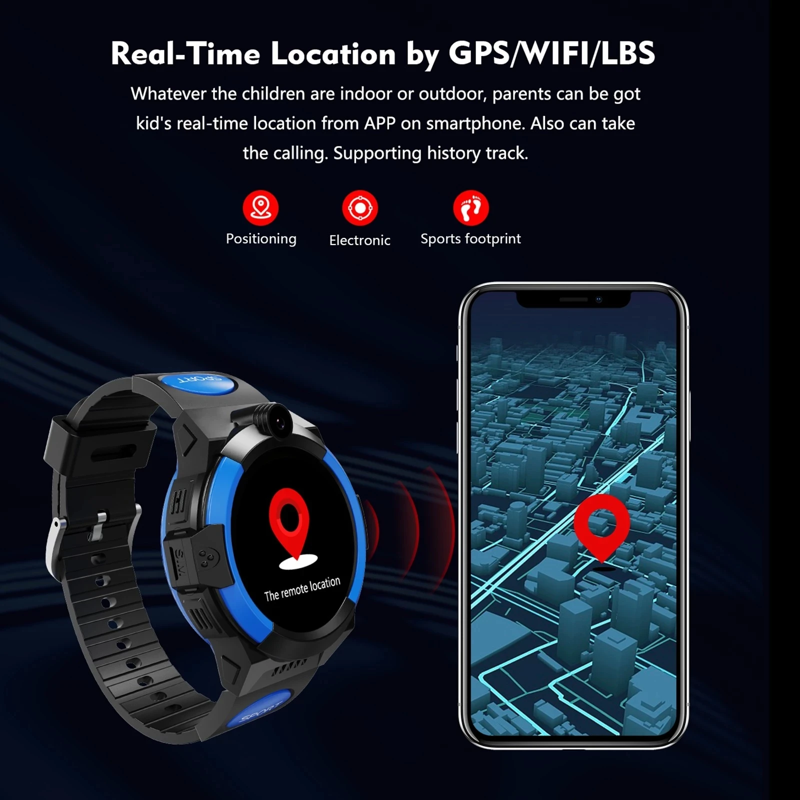 Смарт-часы LT32 для детей 4G GPS Wi-Fi SIM-карта 2 камеры поворот на 360 градусов - купить по