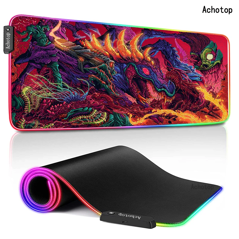 

Игровой коврик для мыши, RGB-подсветка, 900x400