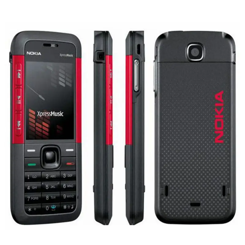 original unlocked nokia 5310 xpressmusic 5310xm bluetooth java mp3 player refurbished mobile phone free global shipping