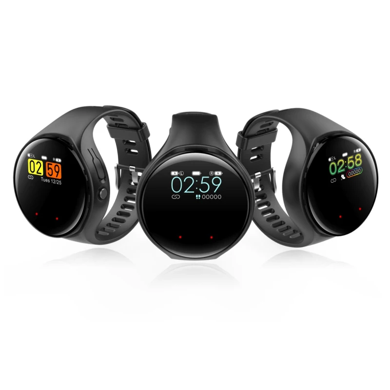 

W01 умные часы Bluetooth-гарнитура Tws наушники-вкладыши браслет наручные часы фитнес-трекер измерение пульса и уровня кислорода в крови для Ios Android