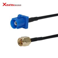 fakra c plug to sma male plug gps antenna extension cable pigtail cable rg174 15cm