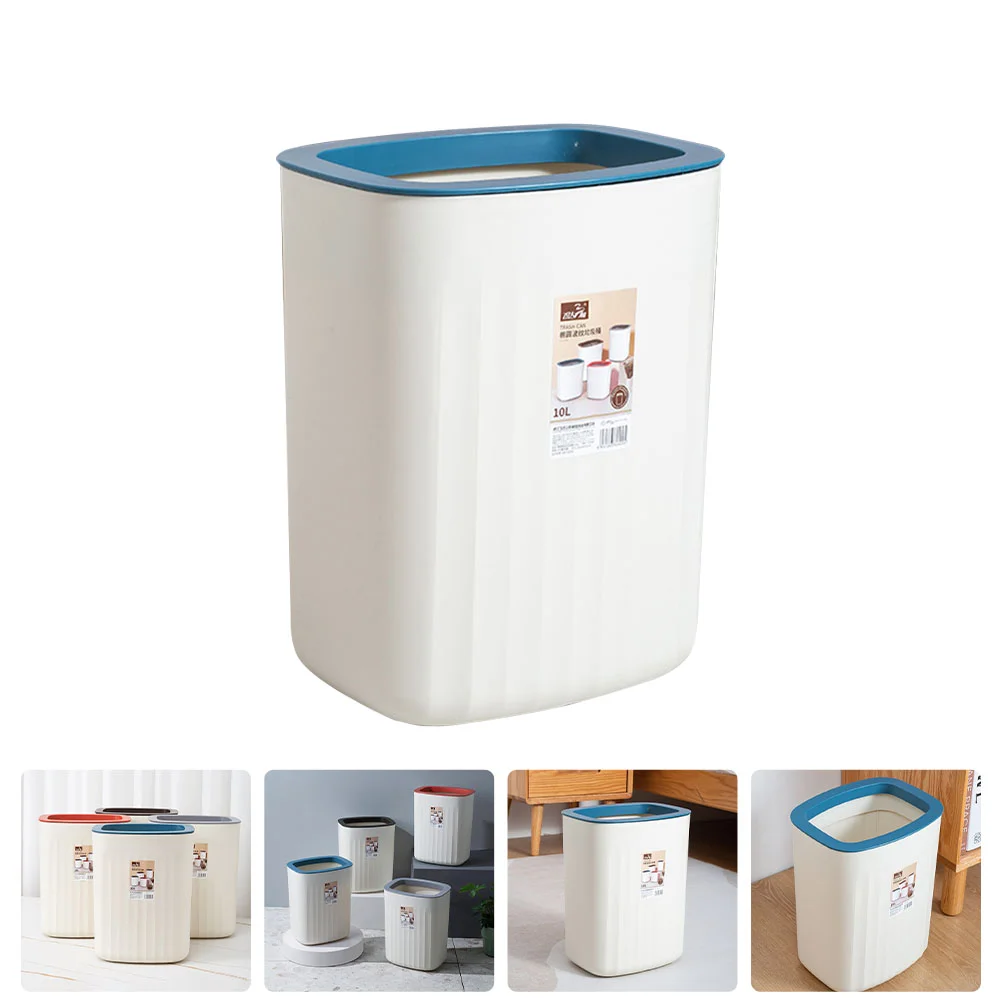 

1pc Useful Household Trash Can Office Waste Container Mini Size Trash Holder