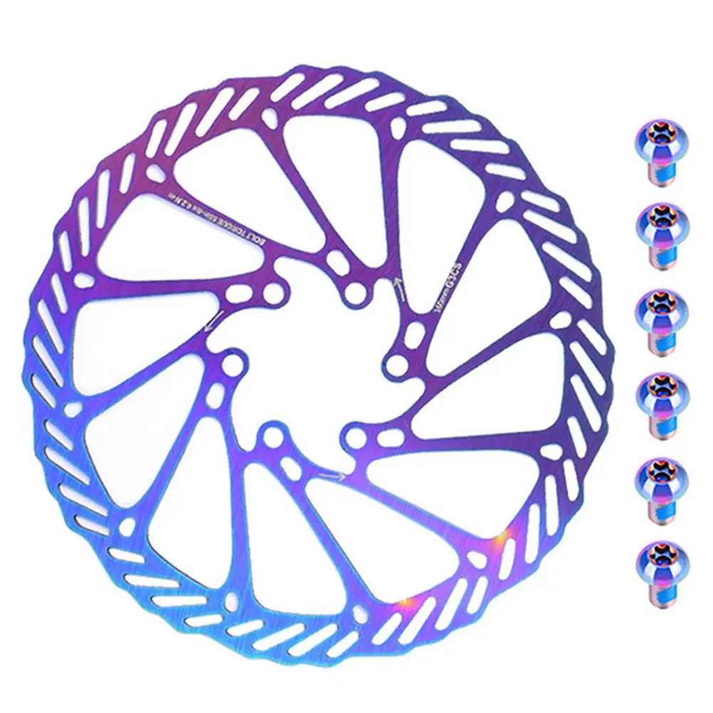 

New MTB Bicycle brake disc Bicycle Brake Six Nail Disc Bike Disc Brake Rotor with Bolts G3 180mm for MTB Road Bike