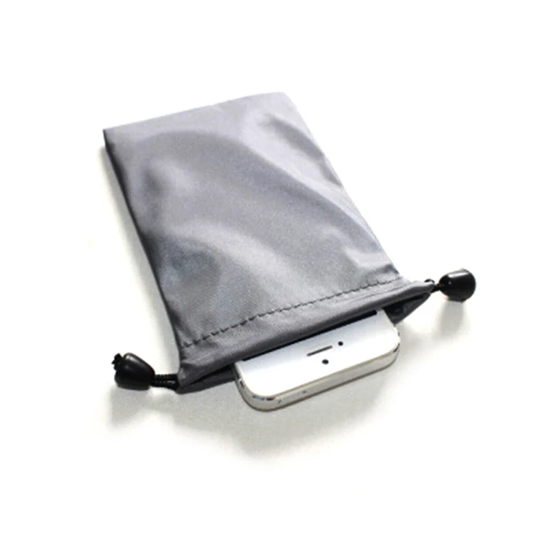 

Drawstring Storage Bag Portable Waterproof For Phone Cable Power Bank8.5*13cm