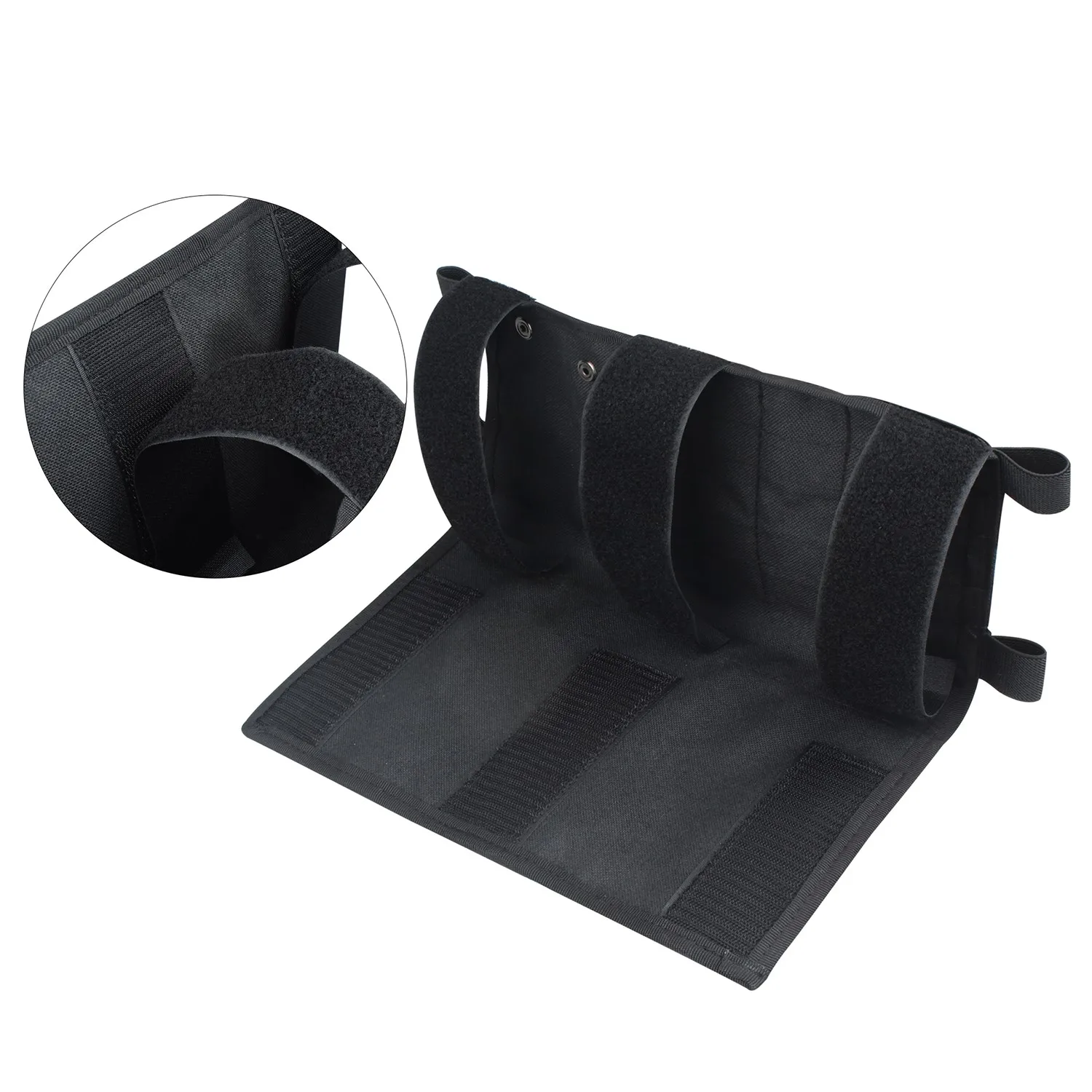 Kosibate Tactical Molle Vehicle Visor Panel Tool Pouch CD Storage Bag Truck Car Sun Visor Organizer Auto Gear Accessories Holder