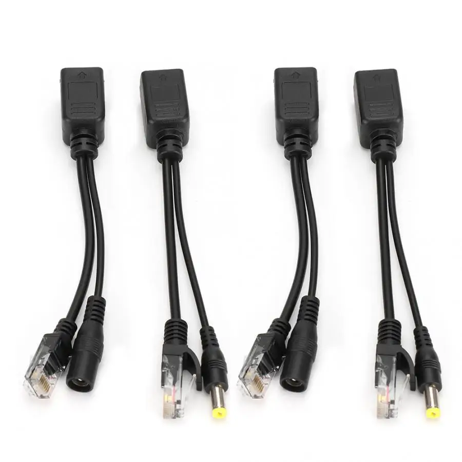 DC12V POE адаптер 5 пар питания по Ethernet сплиттер адаптер-форсунка для ip-камеры |