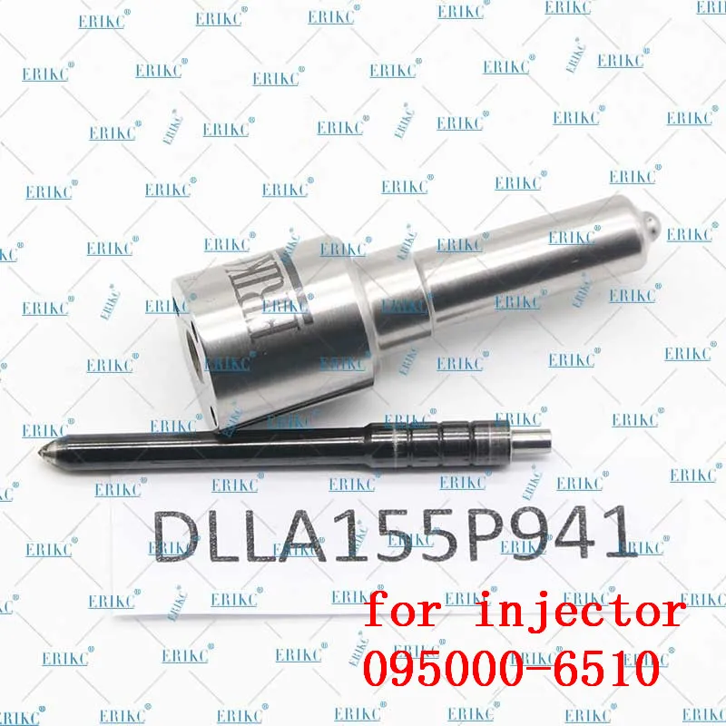

ERIKC Dlla155p941 Black Needle Diesel Dispenser Nozzle DLLA155P941Spare Part Nozzle DLLA 155 P 941 for Denso 095000-6510