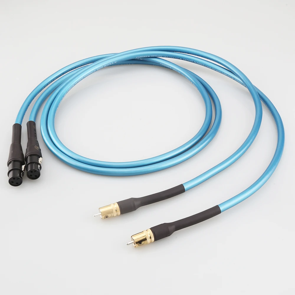 Cable de Audio de alta fidelidad RCA a XLR, conector equilibrado, amplificador...
