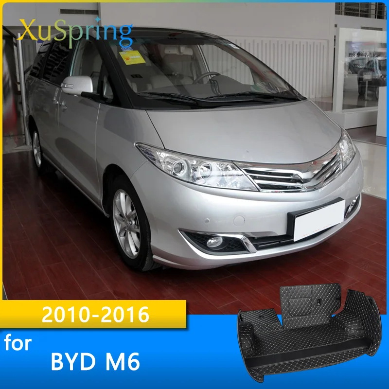 

Car Trunk Mat Cargo Liner For BYD M6 2010 2011 2012 2013 2014 2015 2016 Rear Tail Durable Boot Cover Protective Styling