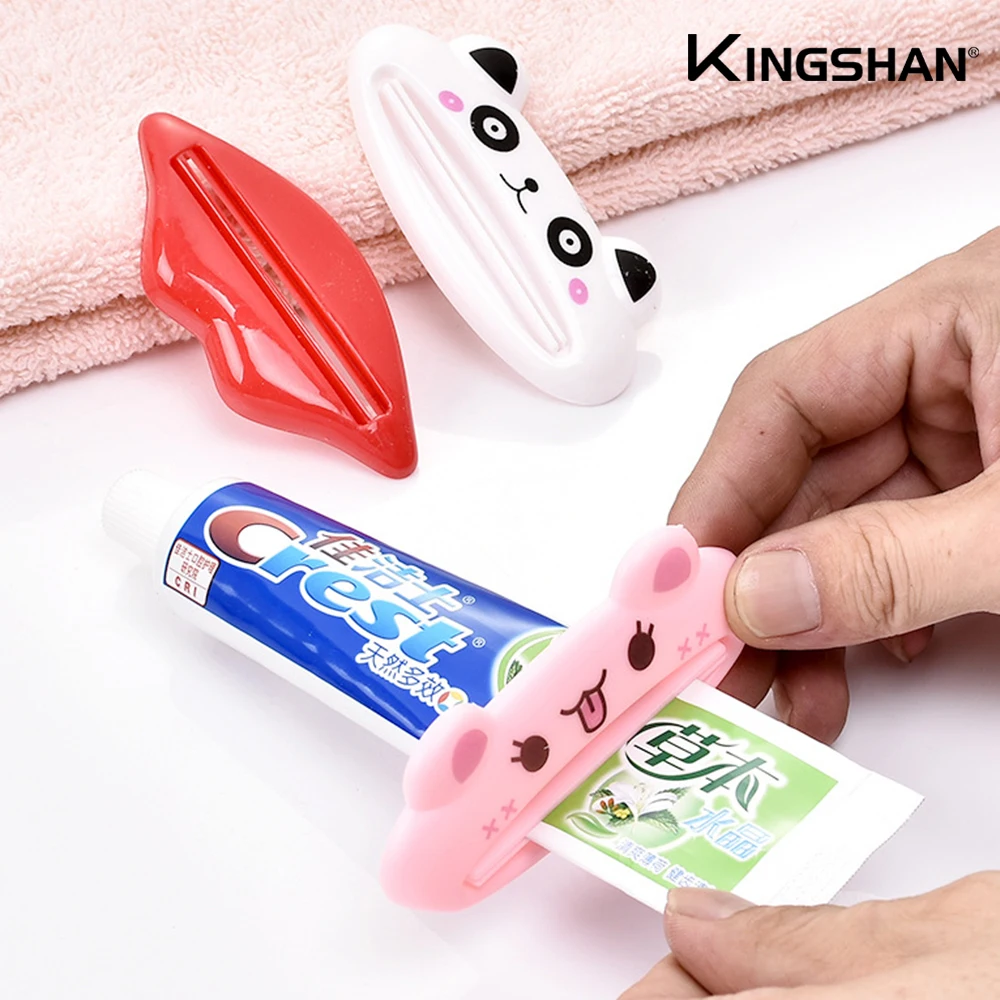 Мультяшный дозатор для ванной комнаты зубная паста 1 шт./лот милая животная тюбик