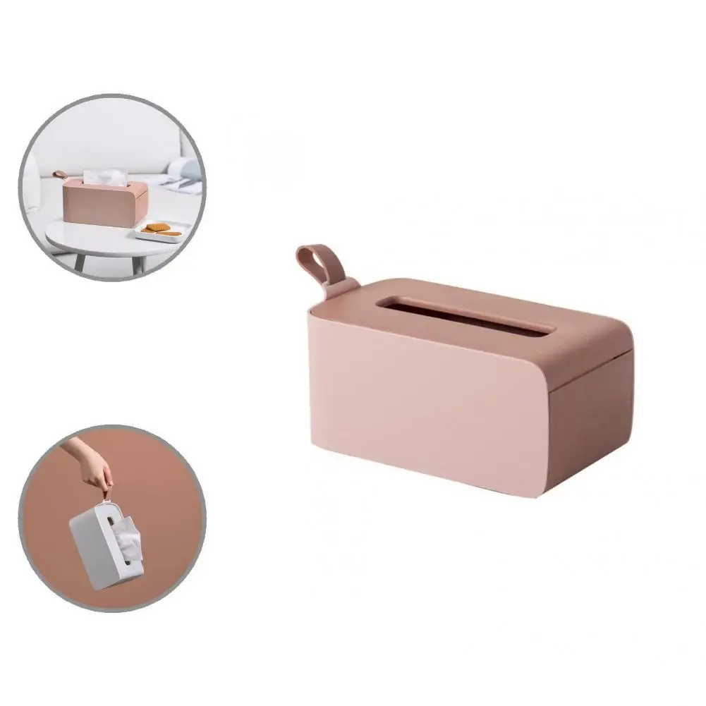 

Elegant Lightweight Matte Delicate Tissue Holder with Lid for Living Room