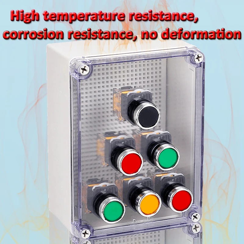 Прозрачная коробка IP67 из АБС пластика водонепроницаемая распределительная