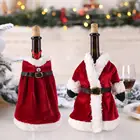 2021 Рождественский чехол для вина с Санта-Клаусом, Рождественский Декор для дома, Рождественский Декор для стола, Рождество, Рождество, Новый год 2022